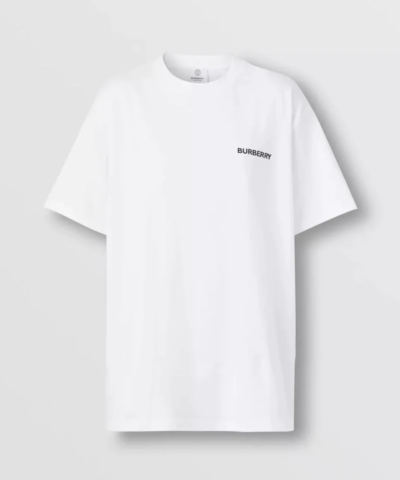 Burberry Monogram Motif Cotton Oversized T-shirt