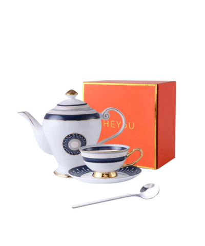 Royal 5 Piece Renaissance Gold Tea Set