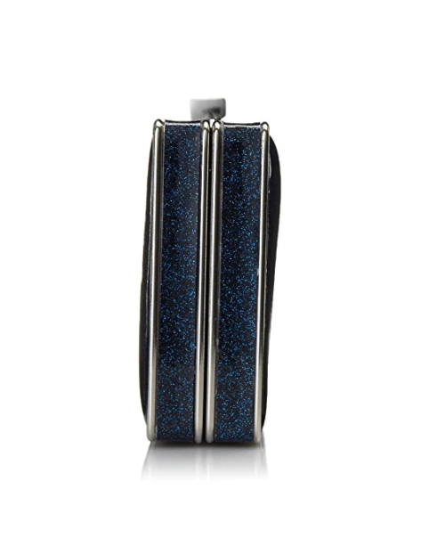 Jessica McClintock Ella Glitter Patent Square Minaudiere Clutch - Fashionbarn shop - 3