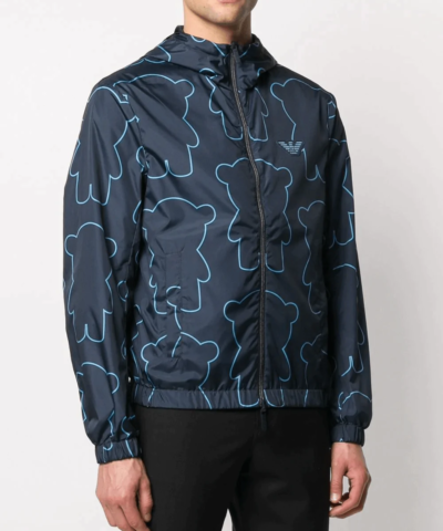 Emporio Armani Reversible Bear Print Jacket