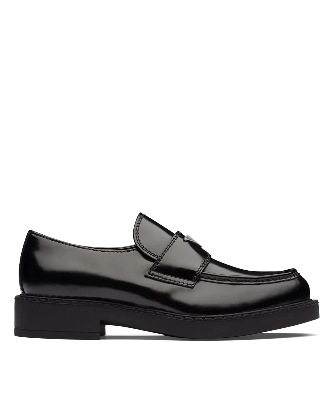 Prada Brushed Leather Loafers