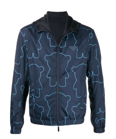Emporio Armani Reversible Bear Print Jacket
