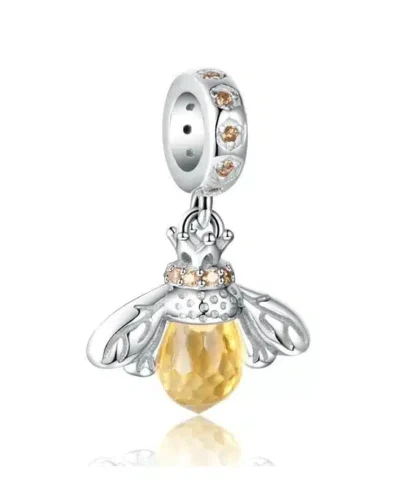 Strollgirl 925 Sterling Silver Lovely Golden Bee Charm fit Bracelet