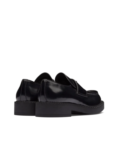 Prada Brushed Leather Loafers