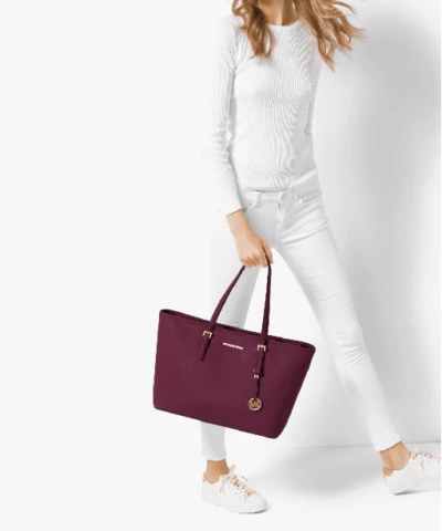 MICHAEL Michael Kors Jet Set Travel Medium Top Zip Multifunction Tote