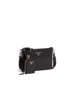 Prada Brushed Leather Shoulder Bag