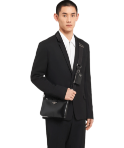 Prada Brushed Leather Shoulder Bag