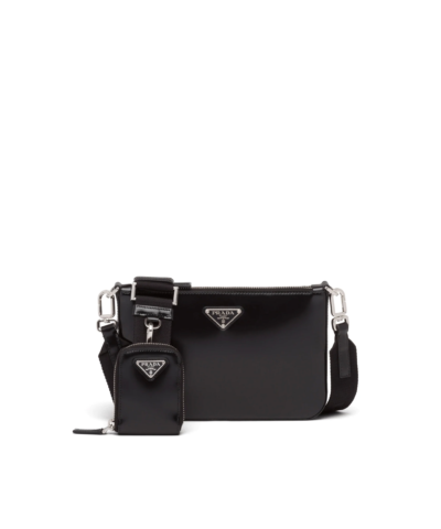 Prada Brushed Leather Shoulder Bag