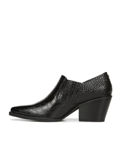 Sam Edelman Walton Crocodile-Embossed Ankle Booties