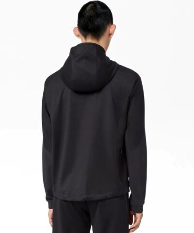 Z Zegna Techmerino™ 2-layers Wool Full Zip Hooded Sweatshirt