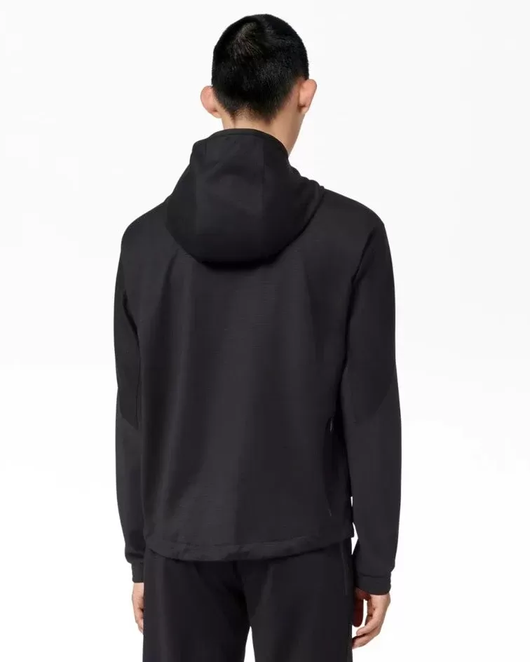 Z Zegna Techmerino™ 2-layers Wool Full Zip Hooded Sweatshirt