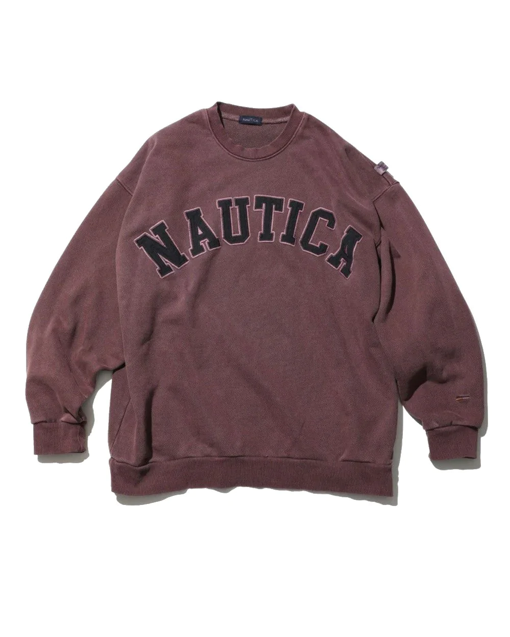 Nautica Japan | Pigment Dyed Arch Logo Sweatshirt