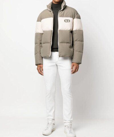 Emporio Armani Men's Logo-Embroidered Puffer Jacket