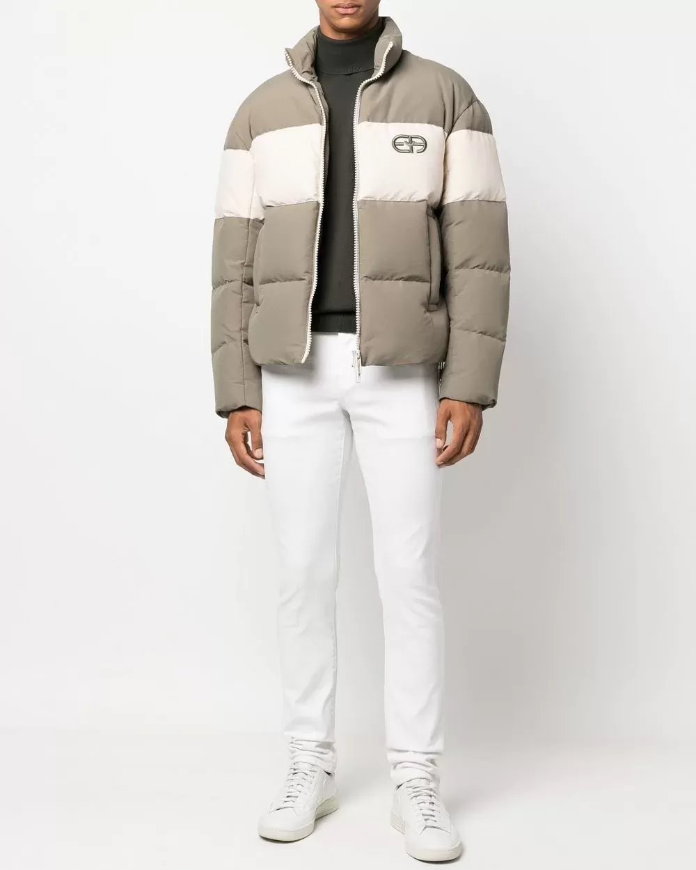 Emporio Armani Men's Logo-Embroidered Puffer Jacket