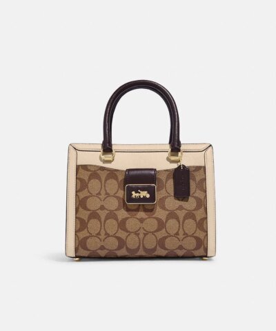 Coach Grace Carryall In Signature Canvas
