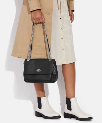 Coach Klare Crossbody 25 In Silver/Black