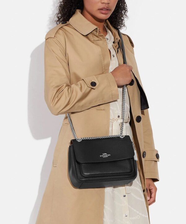 Coach Klare Crossbody 25 In Silver/Black