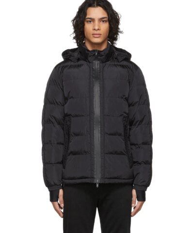 Zegna Outdoor Capsule Quilted Puffer Jacket In Black
