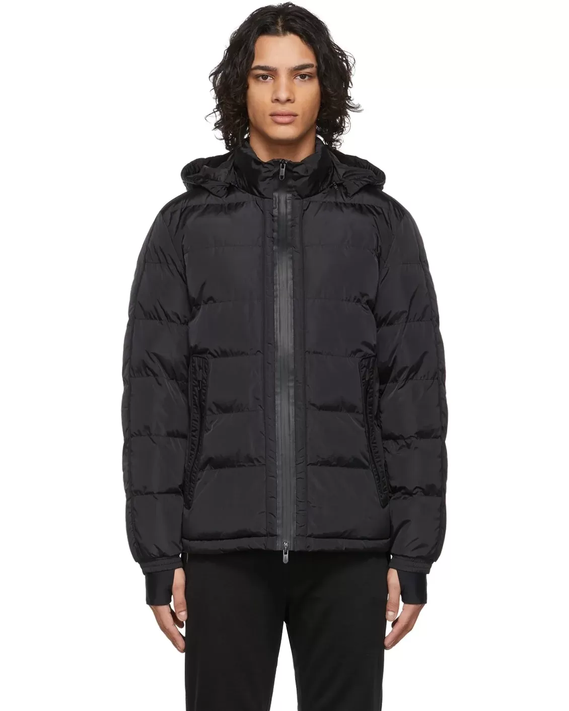 Zegna Outdoor Capsule Quilted Puffer Jacket In Black