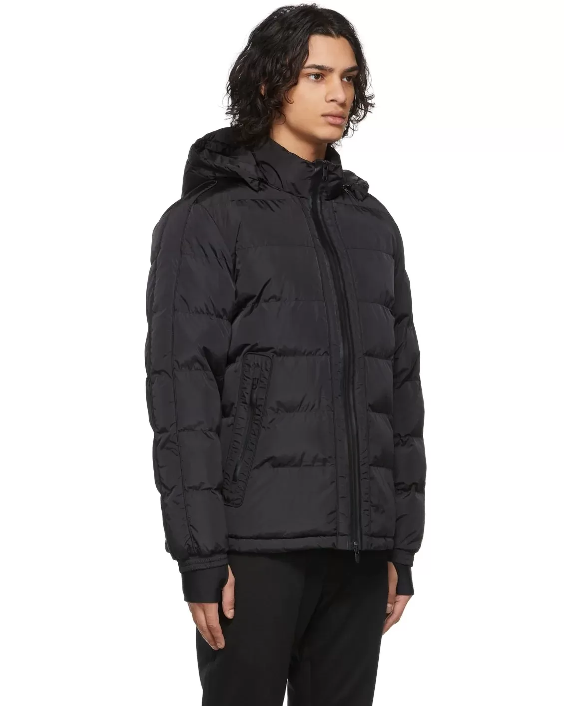 Zegna Outdoor Capsule Quilted Puffer Jacket In Black