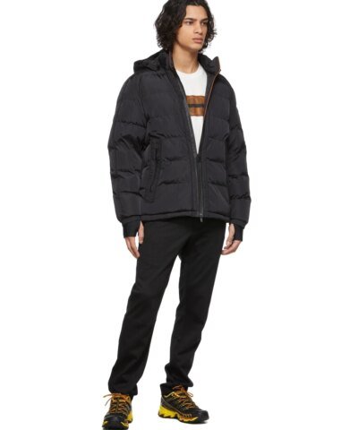 Zegna Outdoor Capsule Quilted Puffer Jacket In Black