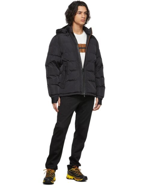 Zegna Outdoor Capsule Quilted Puffer Jacket In Black