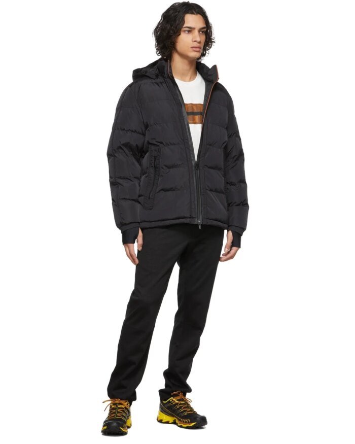 Zegna Outdoor Capsule Quilted Puffer Jacket In Black