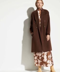 Vince Double Breasted Oversized Coat