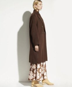 Vince Double Breasted Oversized Coat