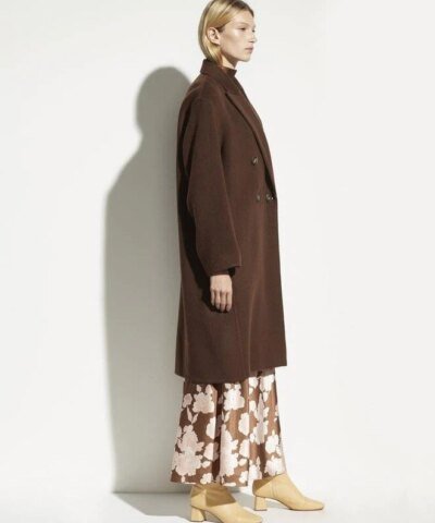 Vince Double Breasted Oversized Coat