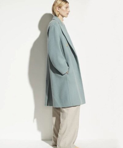 Vince Double Breasted Oversized Coat