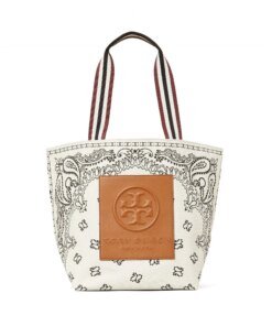Tory Burch Gracie Reversible Printed Canvas Tote Bag