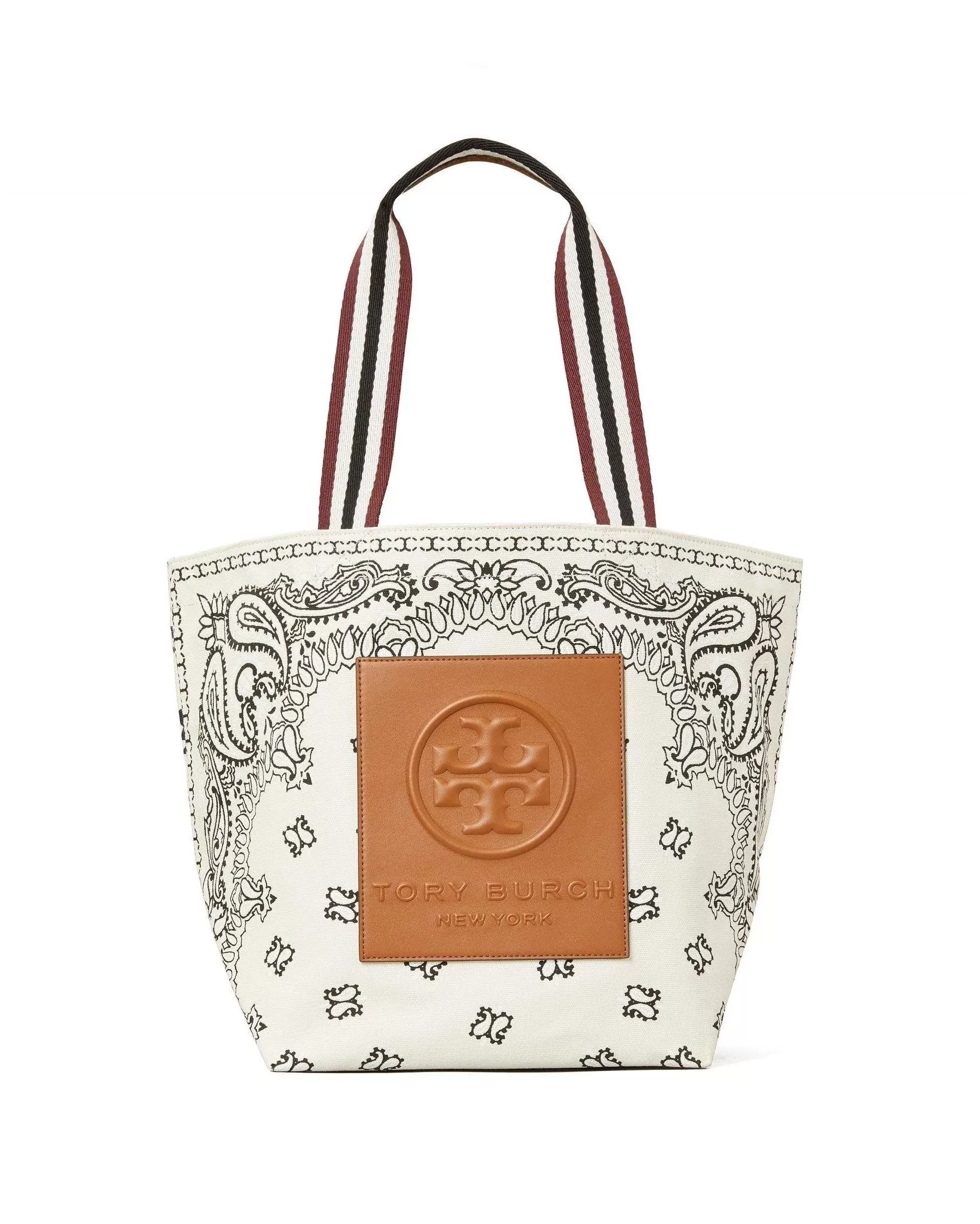 Tory Burch Gracie Reversible Printed Canvas Tote Bag