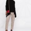 Alexander Mcqueen Black Draped Wool-Cashmere Roll-Neck Sweater