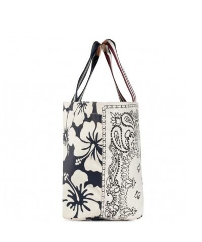 Tory Burch Gracie Reversible Printed Canvas Tote Bag