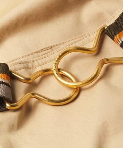 Tory Burch A-Line Poplin Pleated Skirt