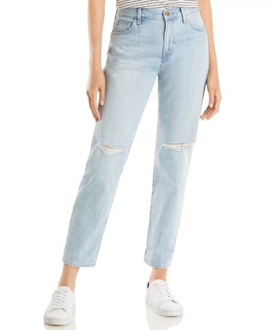 J Brand Tate Ripped Jeans in Statis Destruct