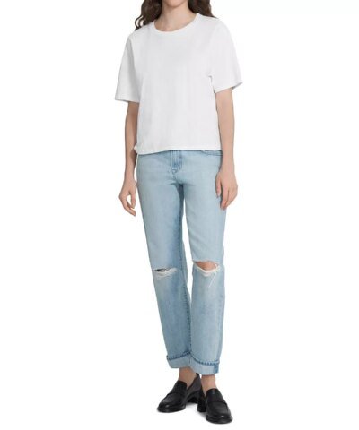 J Brand Tate Ripped Jeans in Statis Destruct