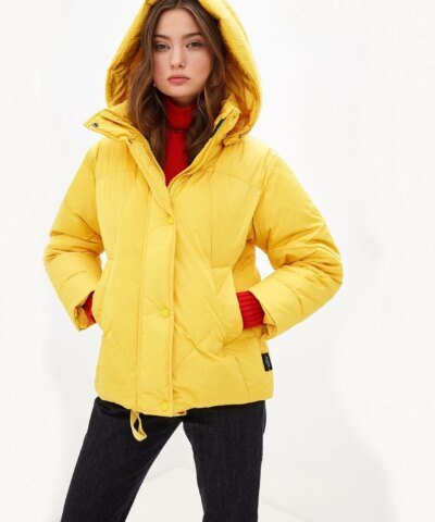 Weekend Max Mara Filo Quilted Jacket In Yellow