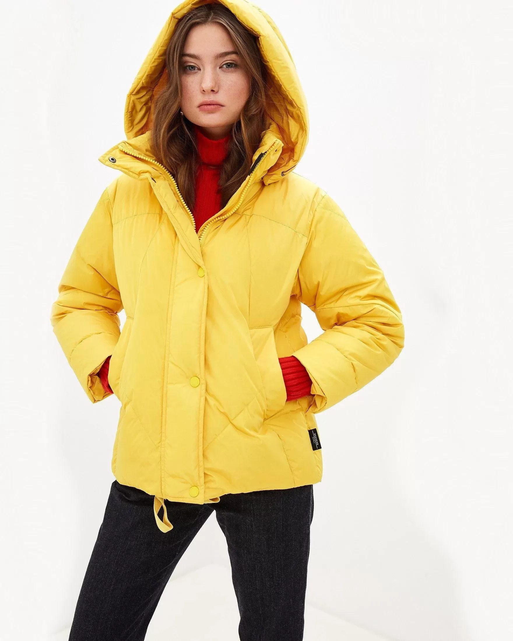 Weekend Max Mara Filo Quilted Jacket In Yellow