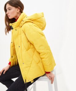 Weekend Max Mara Filo Quilted Jacket In Yellow