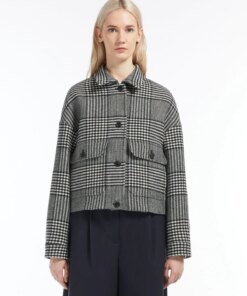 Weekend Max Mara Glen Plaid-Patterned Short Jacket
