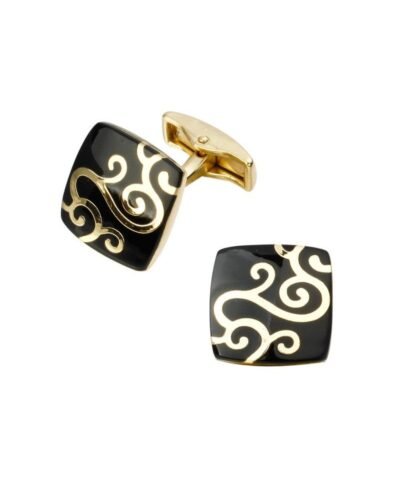 Steffe Men's Classic Chain Square Cufflinks