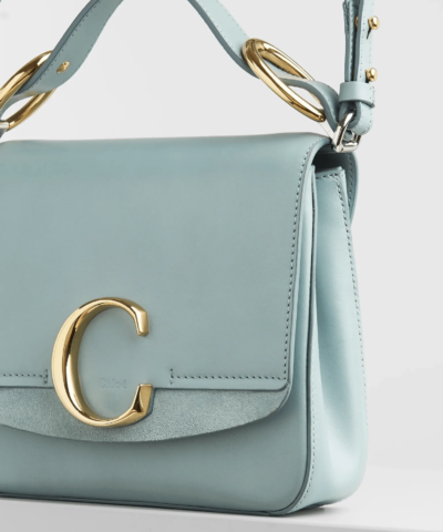 Chloe Mini Chloé c Bag In Blue