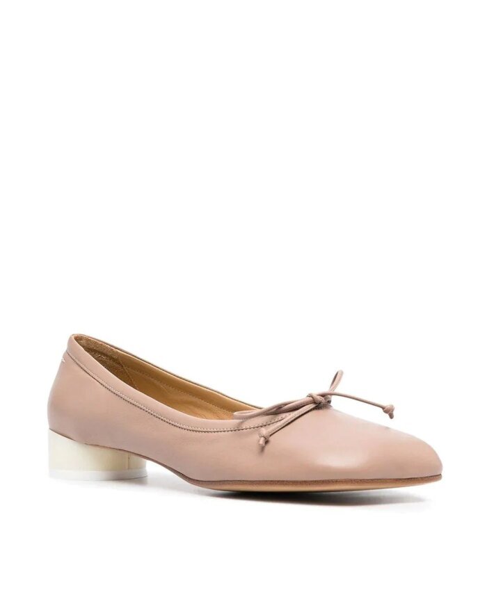 MM6 Maison Margiela Tuscany Leather Ballerina Flats