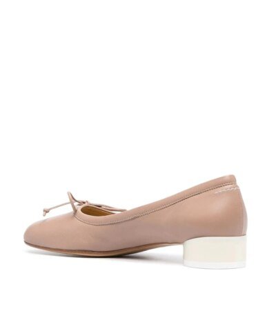 MM6 Maison Margiela Tuscany Leather Ballerina Flats