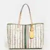 Tory Burch Floral Canvas Tote