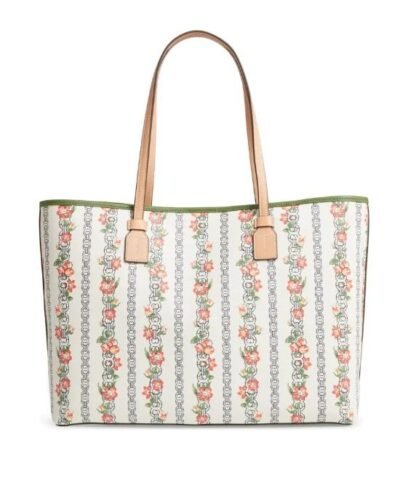 Tory Burch Floral Canvas Tote