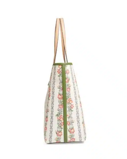 Tory Burch Floral Canvas Tote