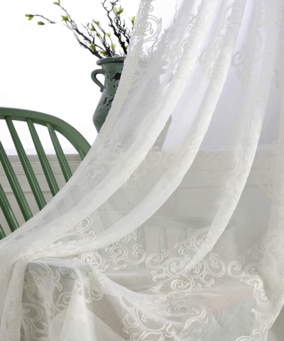 Simba Deco Luxury Jacquard Blind Drapes Window Panel